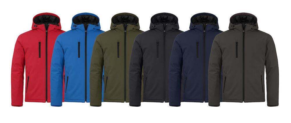 Padded Hoody Softshell-Toppatakki