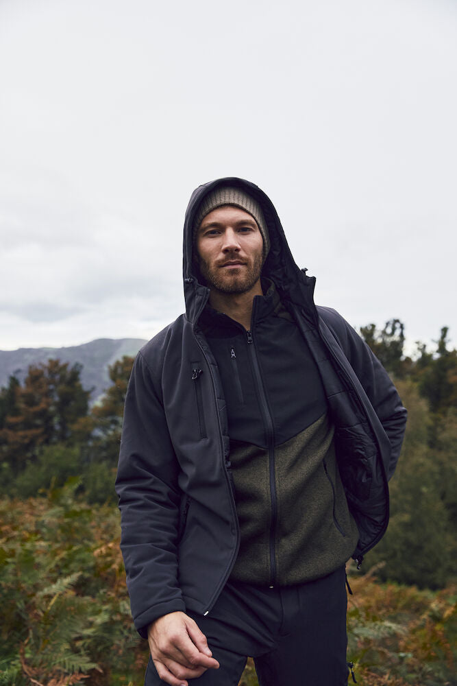 Padded Hoody Softshell-Toppatakki