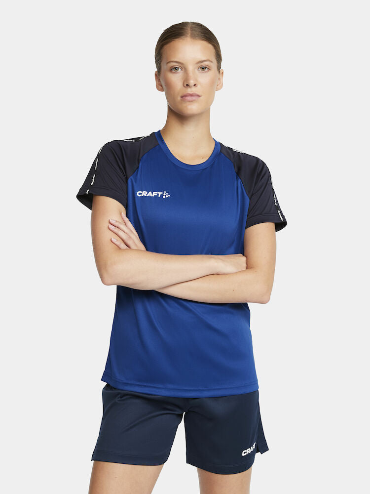 Naisten Squad Go Contrast Jersey T-Paita
