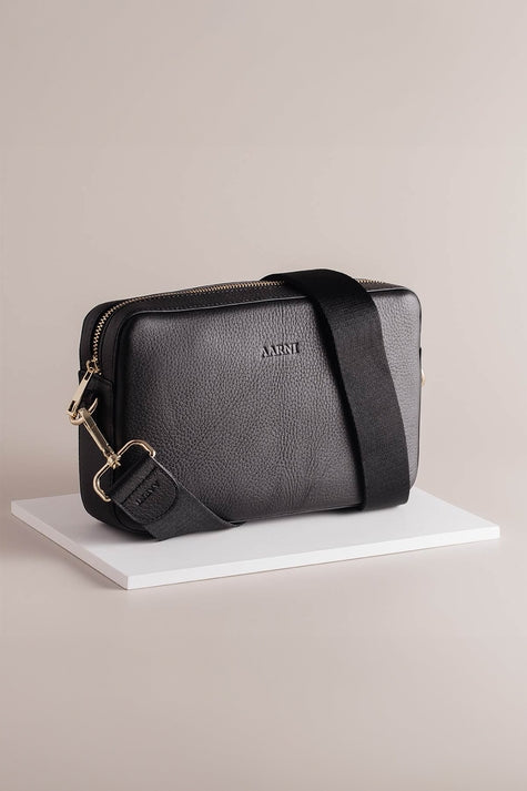 Iso Hirvennahkainen Crossbody/Olkalaukku