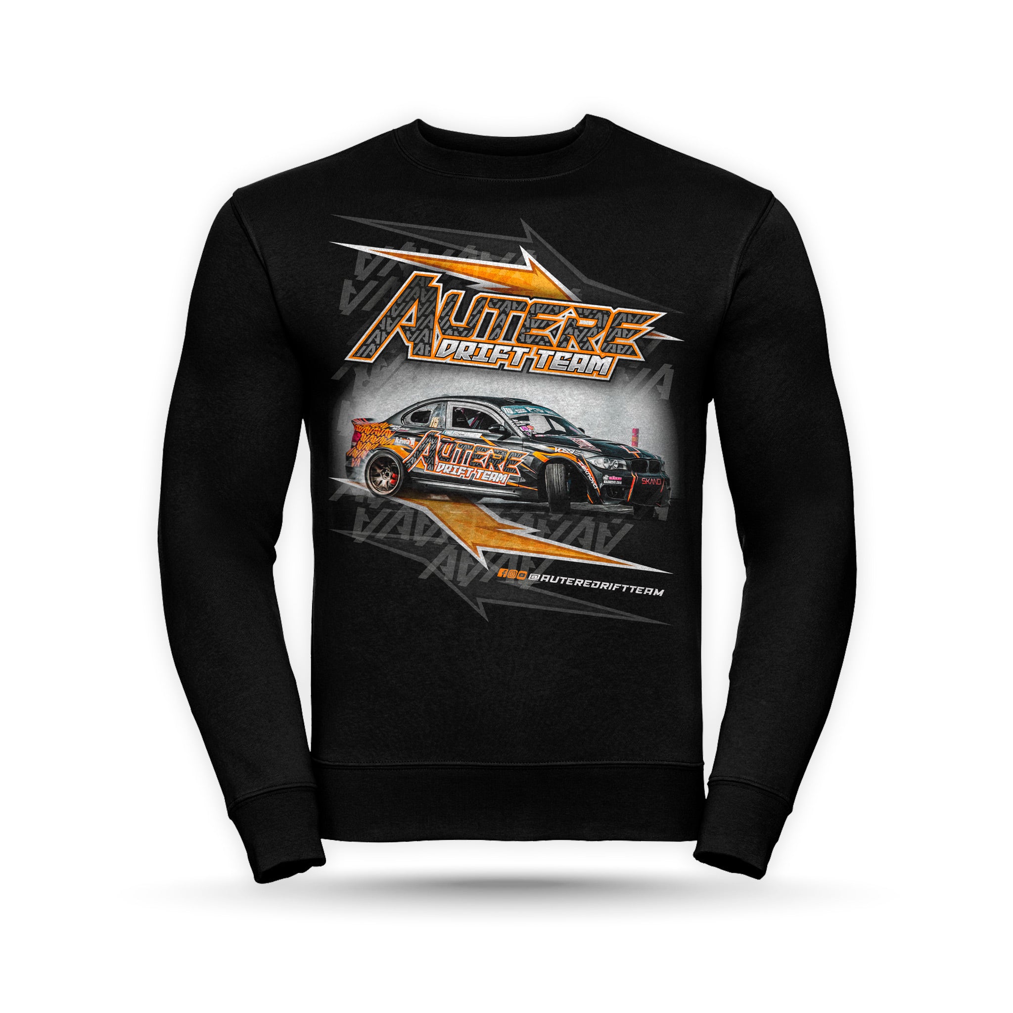 Autere Drift Team - Collegepaita, Kuvalla