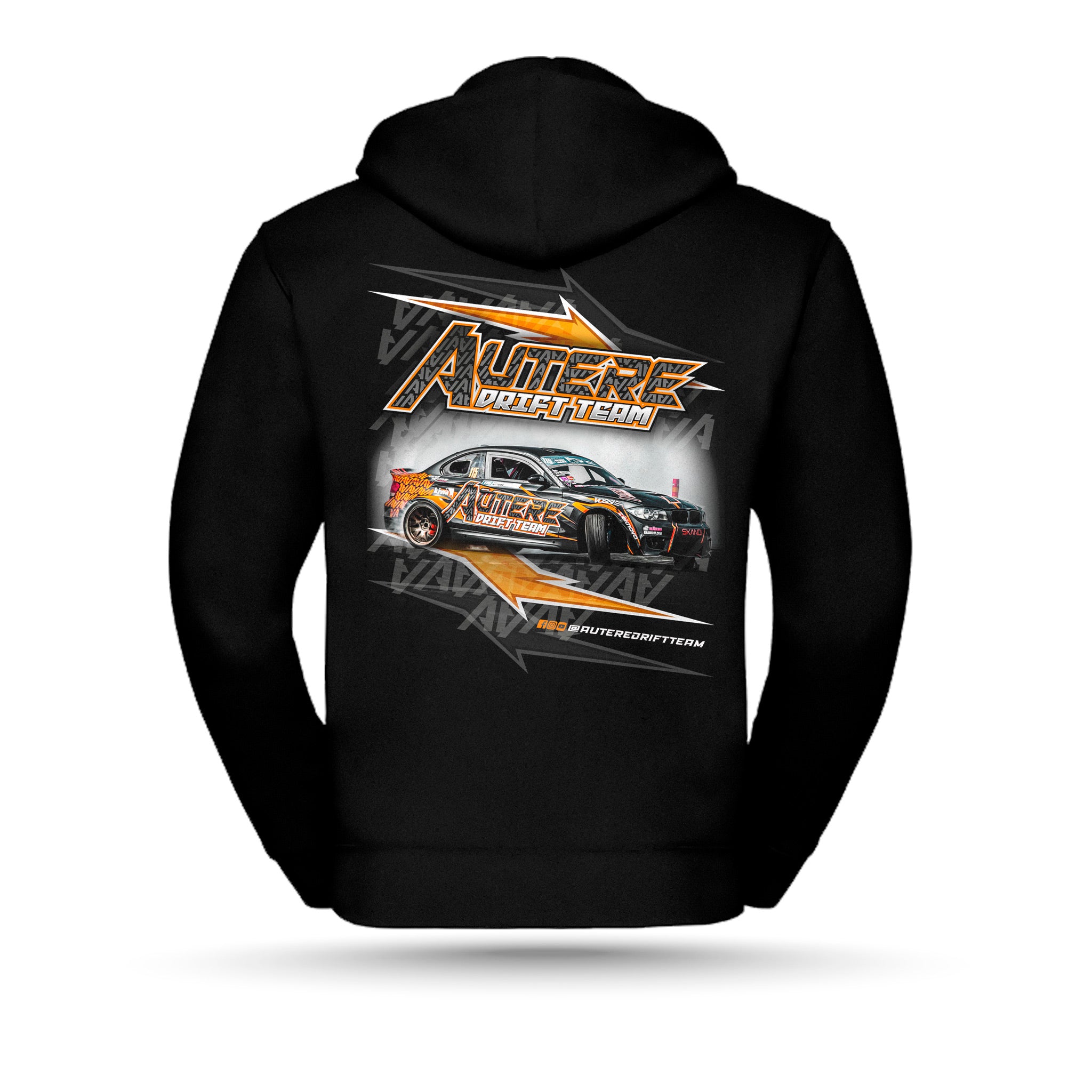 Autere Drift Team - Vetoketjuhuppari, kuvalla