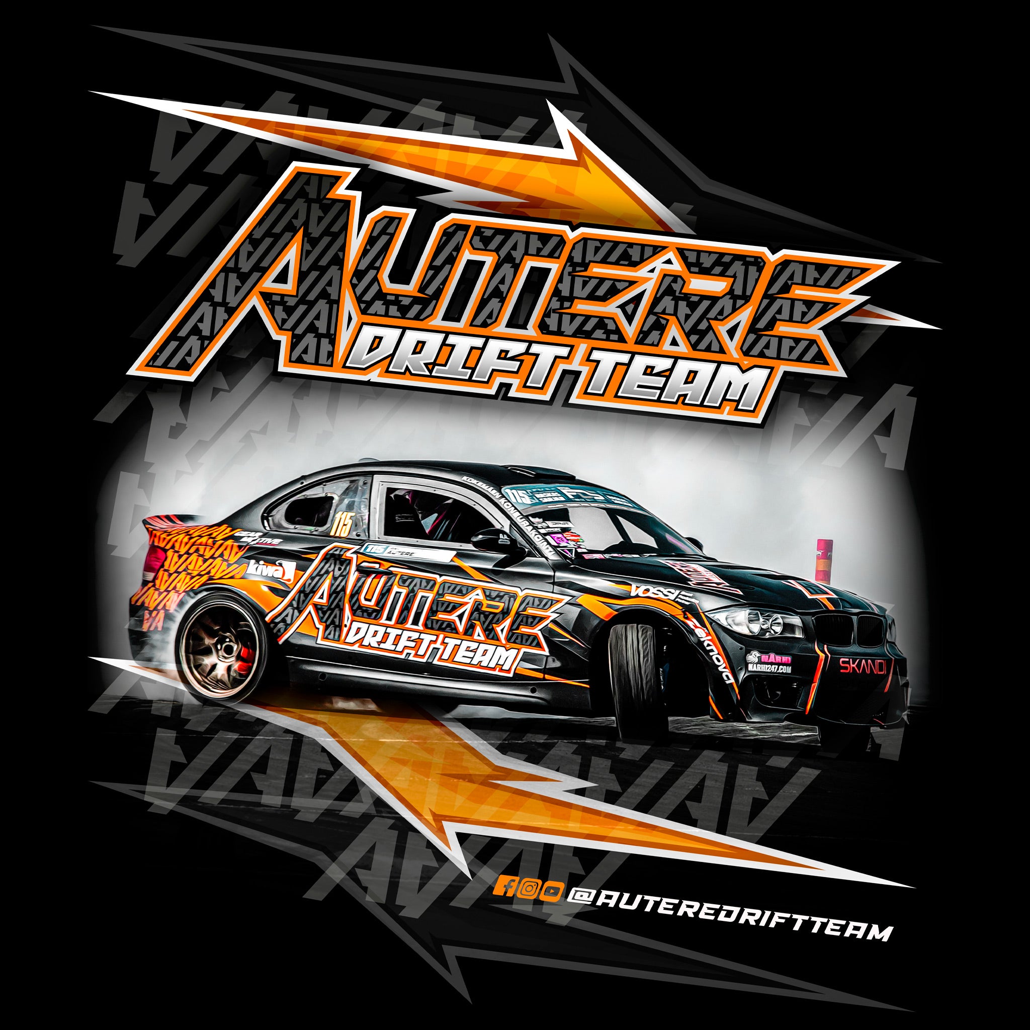 Autere Drift Team - T-Paita, kuvalla