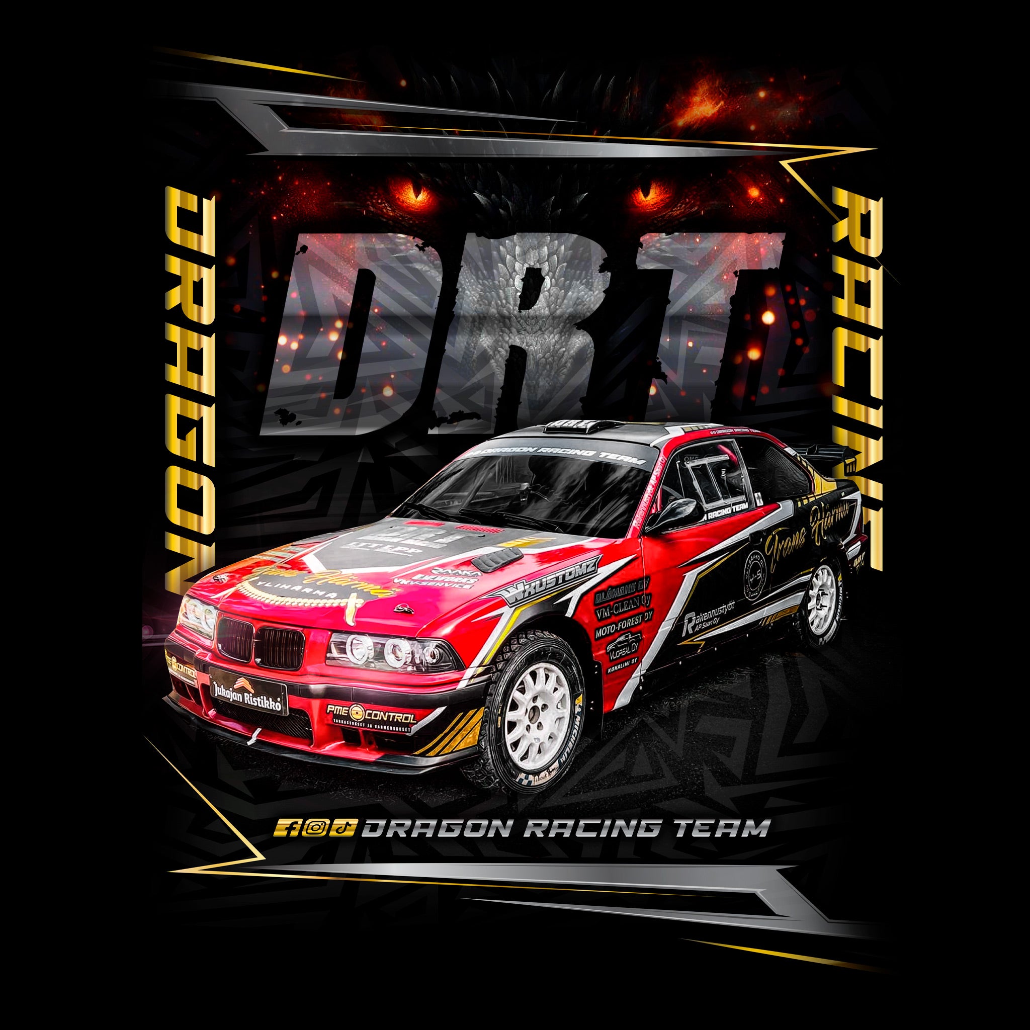 Dragon Racing Team - Huppari, kuvalla