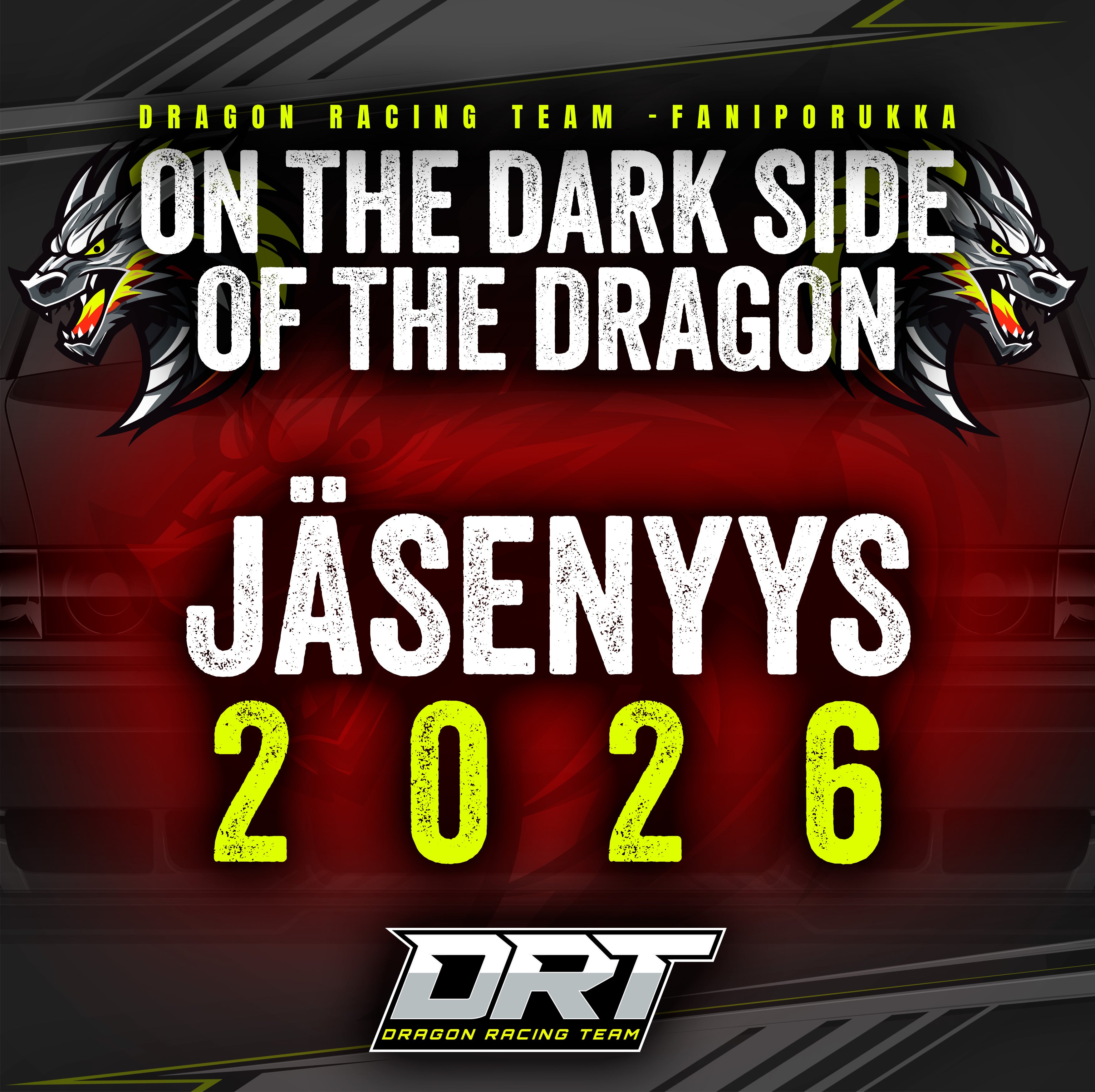 Dragon Racing Team - Jäsenyys 2026 On The Dark Side of The Dragon