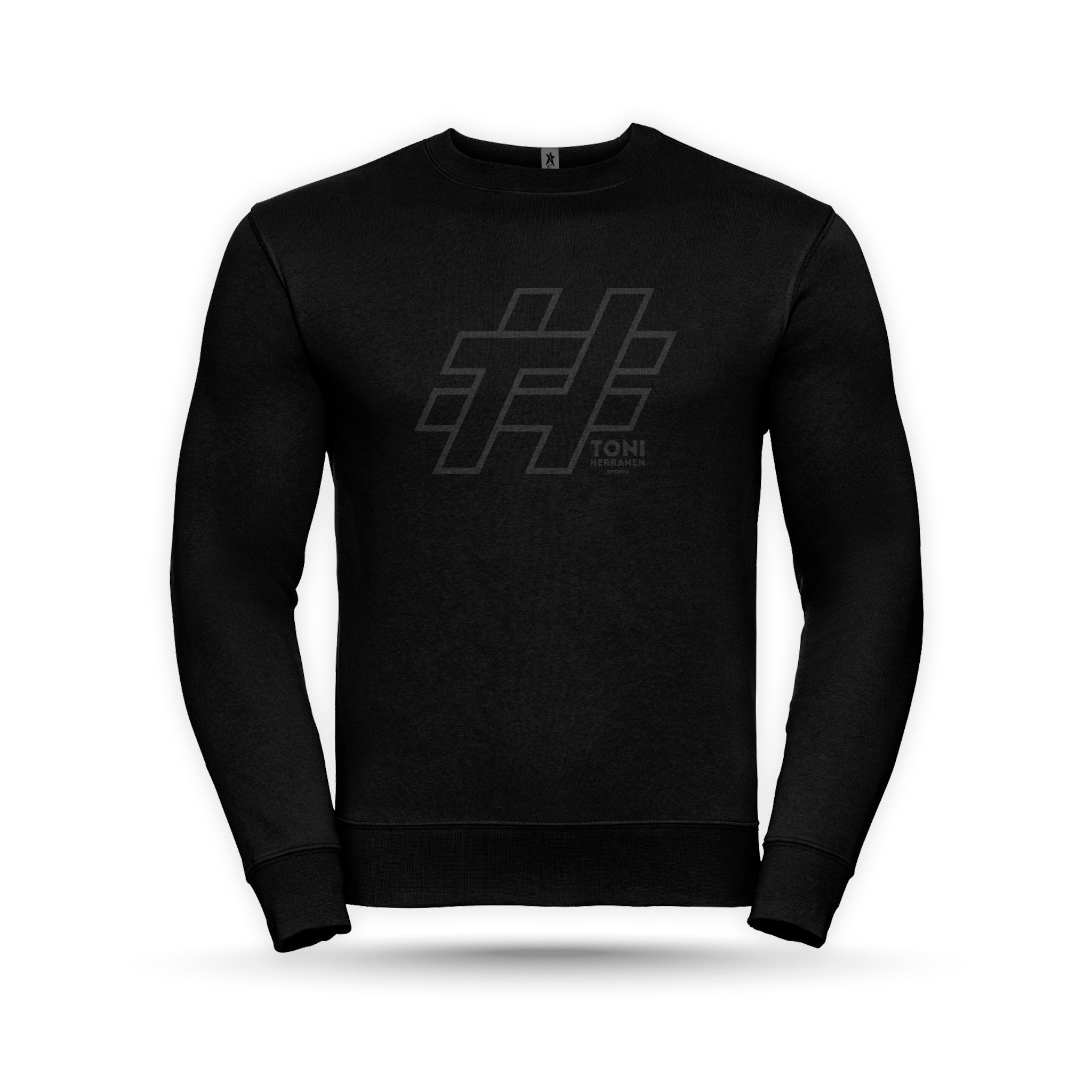 Toni Herranen Sports - College, Musta logo