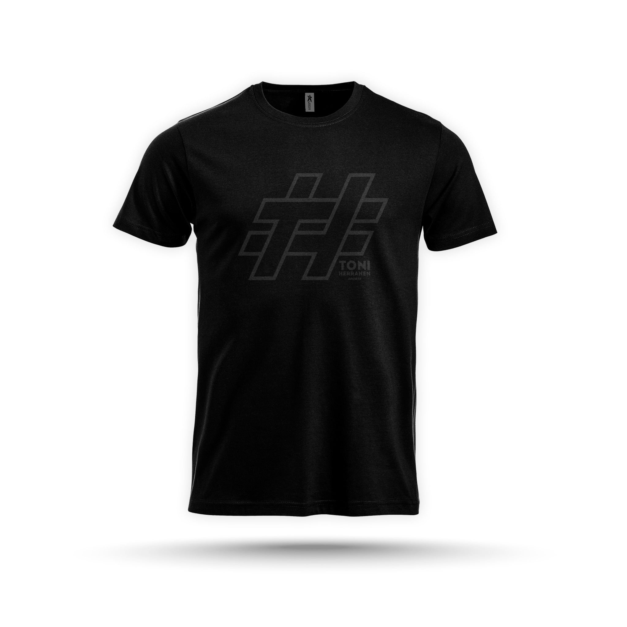 Toni Herranen Sports - T-Paita, Musta logo