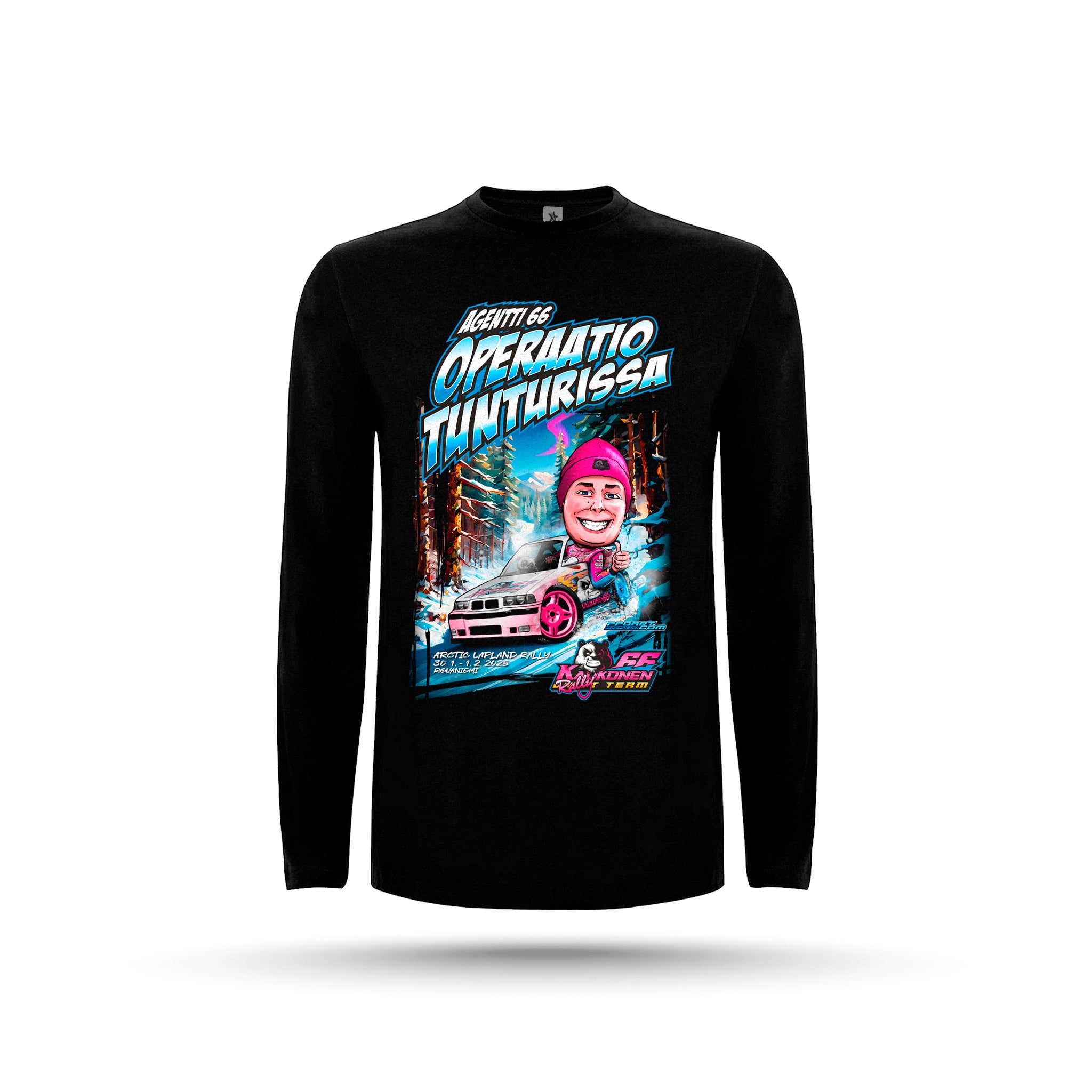Kaukonen 66 - Lasten Pitkähihainen t-paita, Operaatio Tunturissa