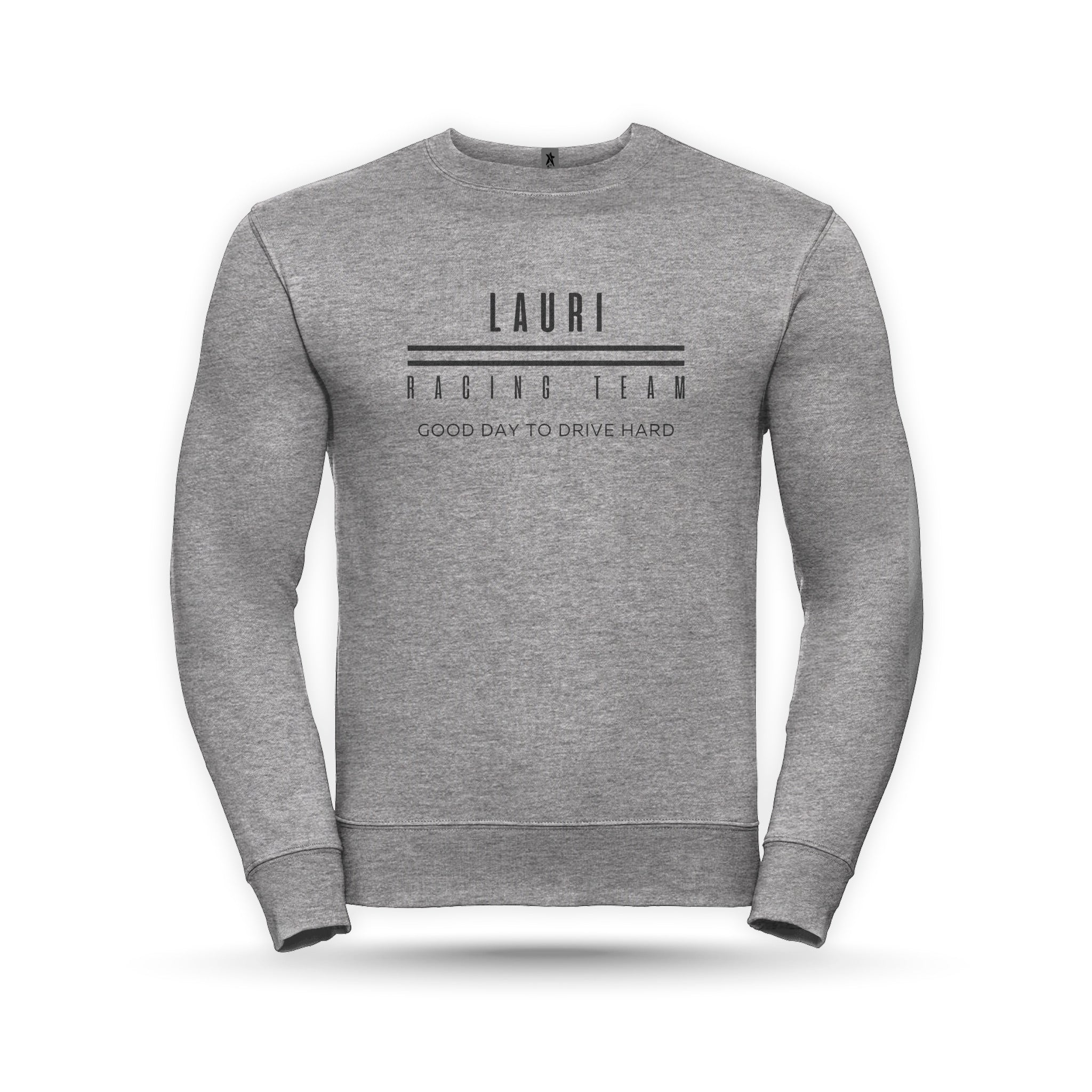 Lauri Halonen - Collegepaita, musta logo