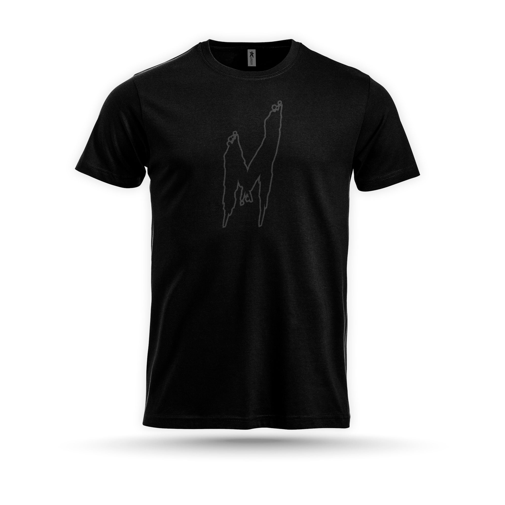 Mazza - M-logo, T-Paita, Tumma