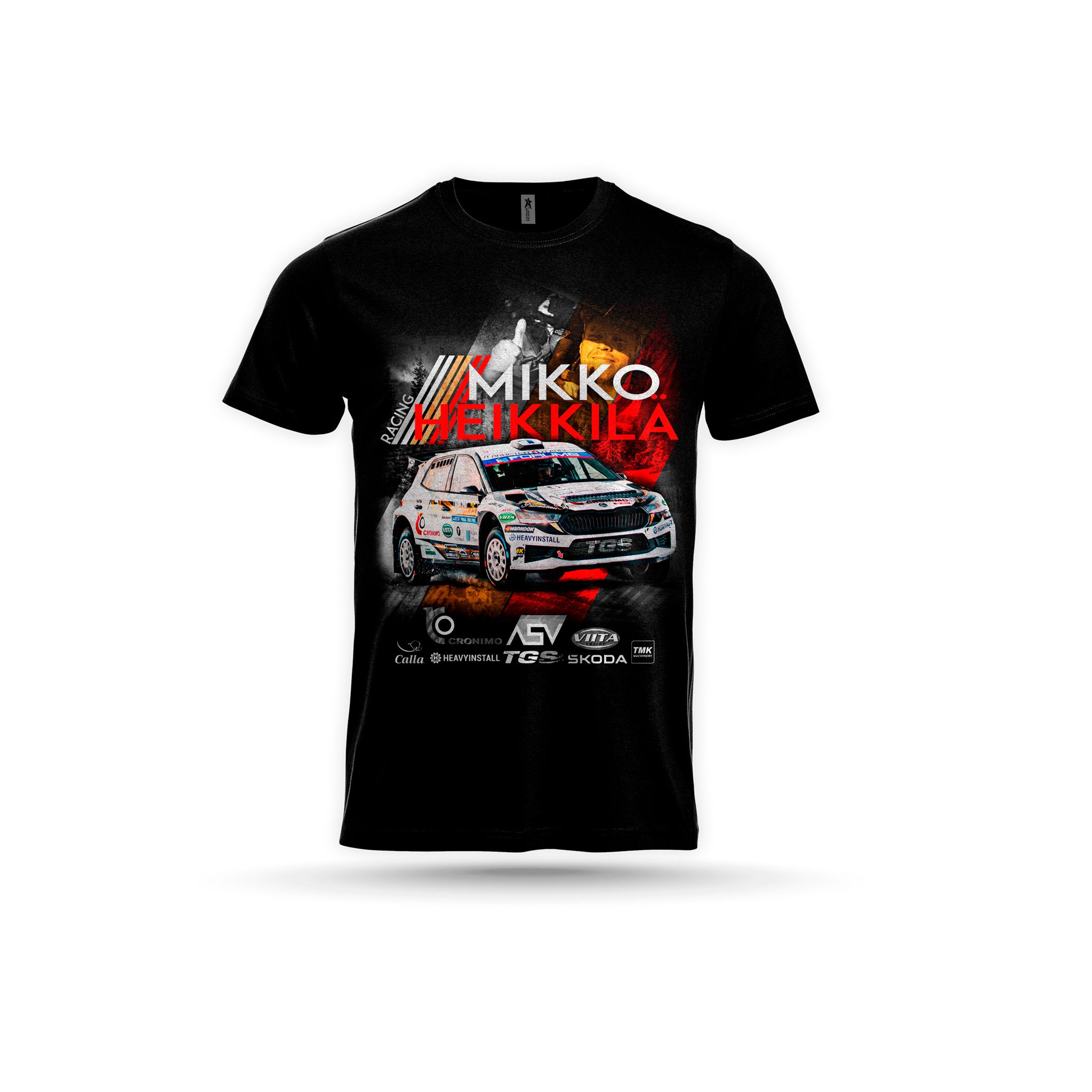Mikko Heikkilä Racing -Lasten t-Paita, Kuva ja logo