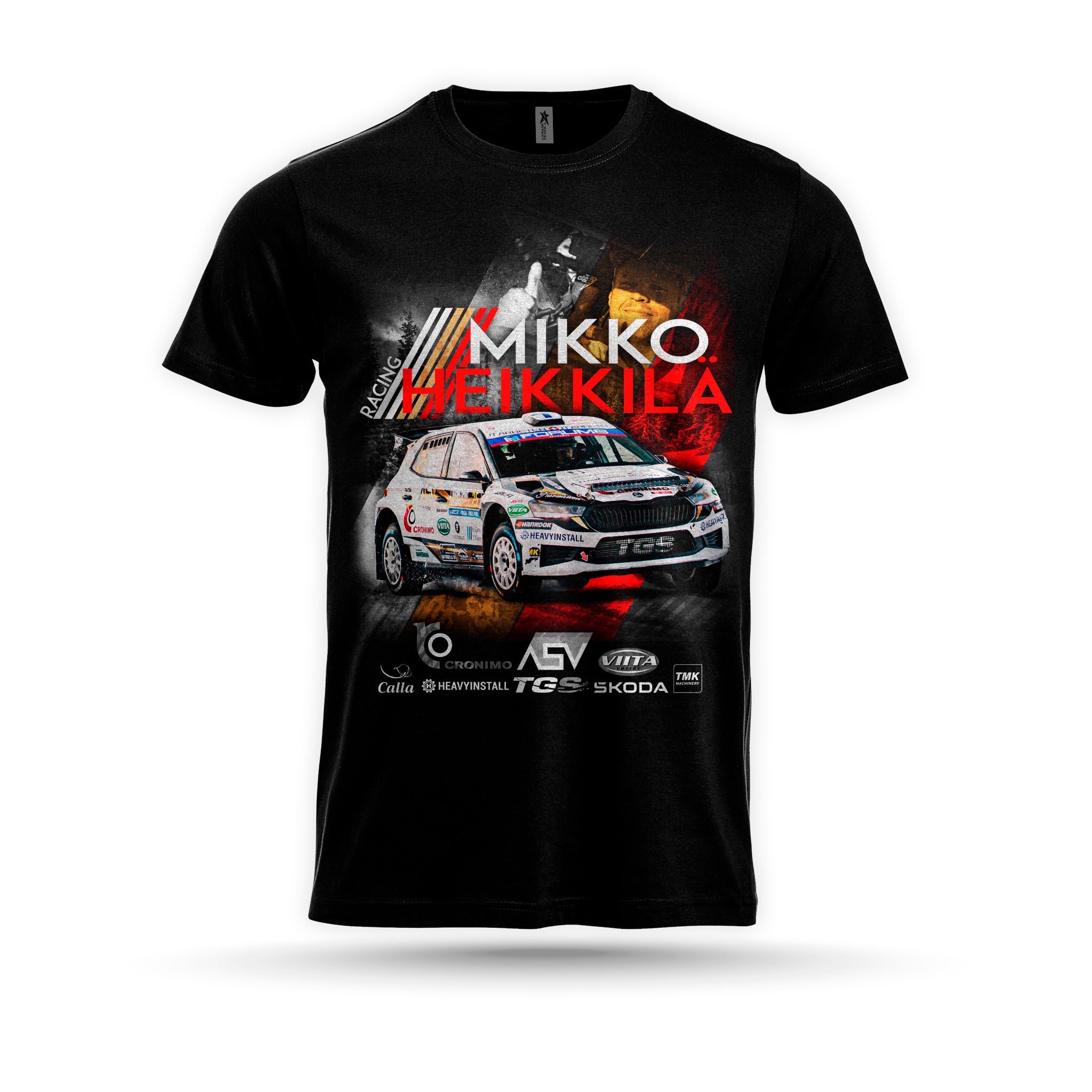 Mikko Heikkilä Racing - T-Paita, Kuva ja logo