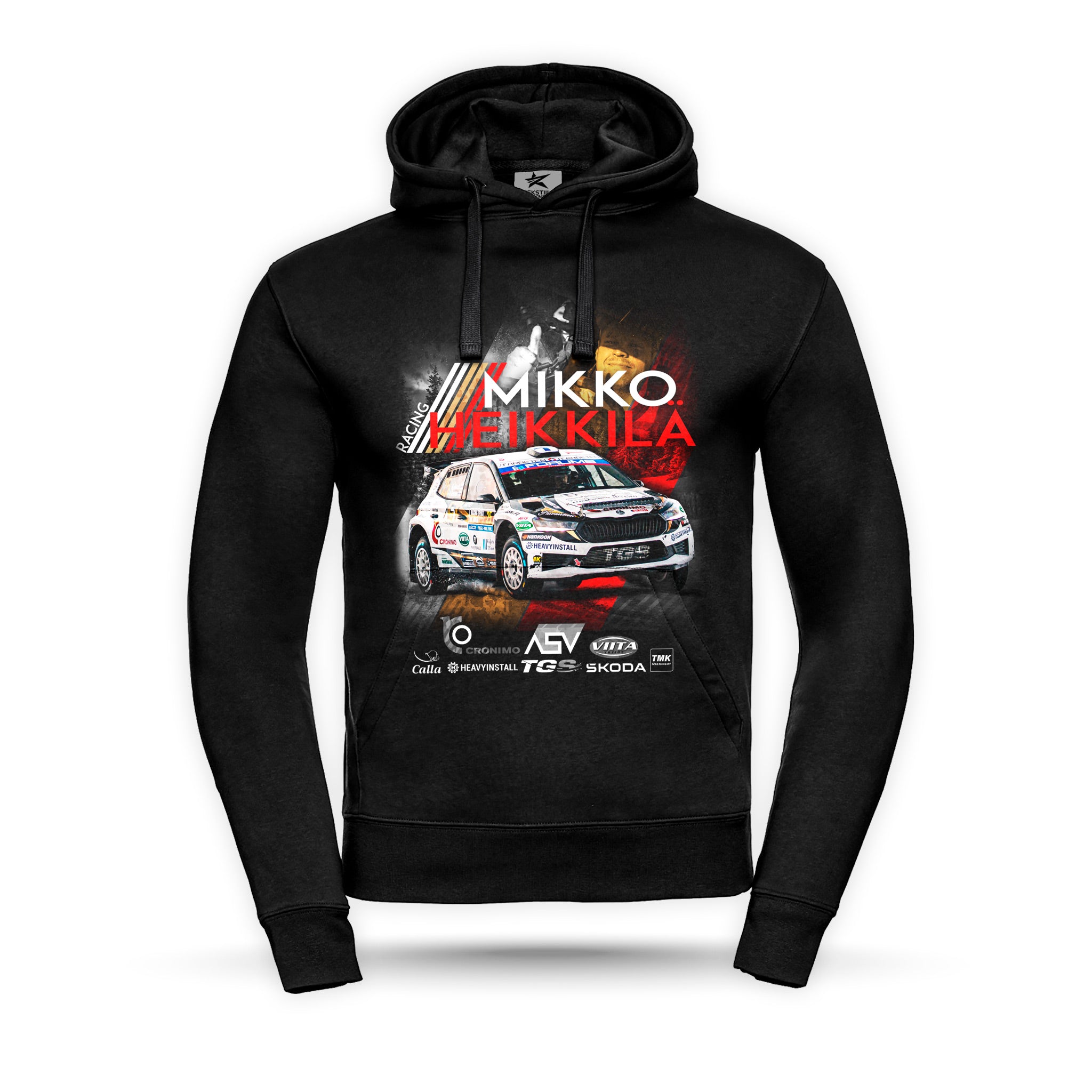 Mikko Heikkilä Racing - Huppari, Kuva ja logo