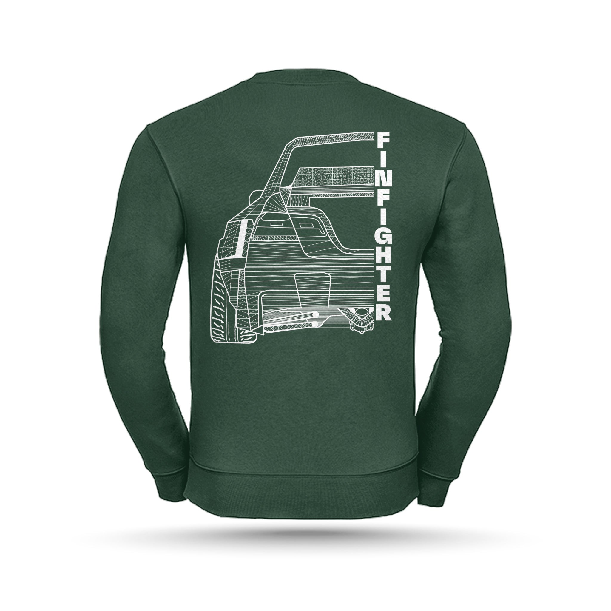 Power2Drift Team - Collegepaita, Finfighter, vihreä