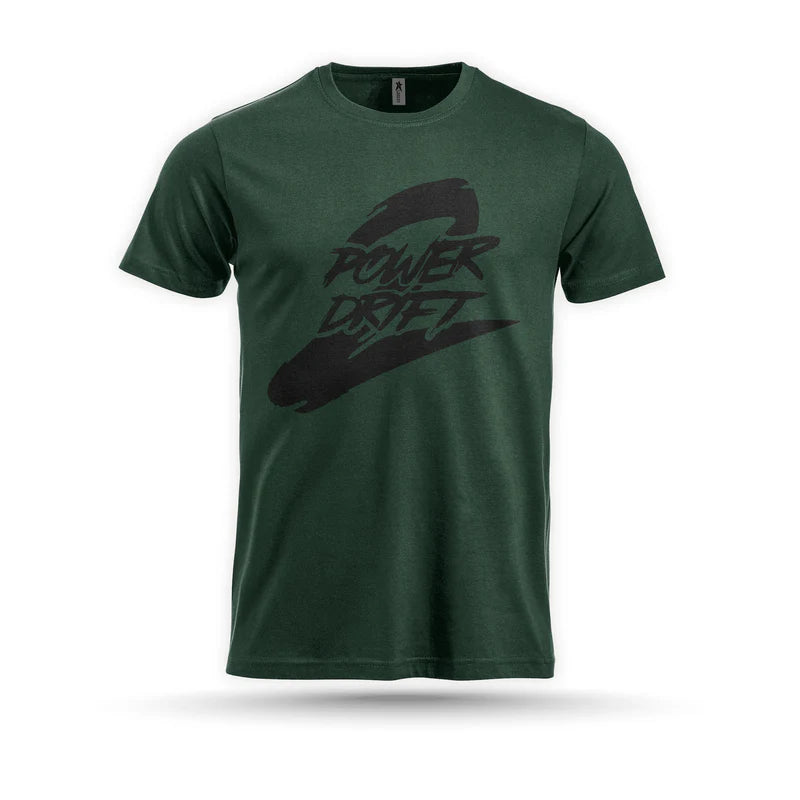 Power2Drift Team - T-Paita, Logolla, vihreä