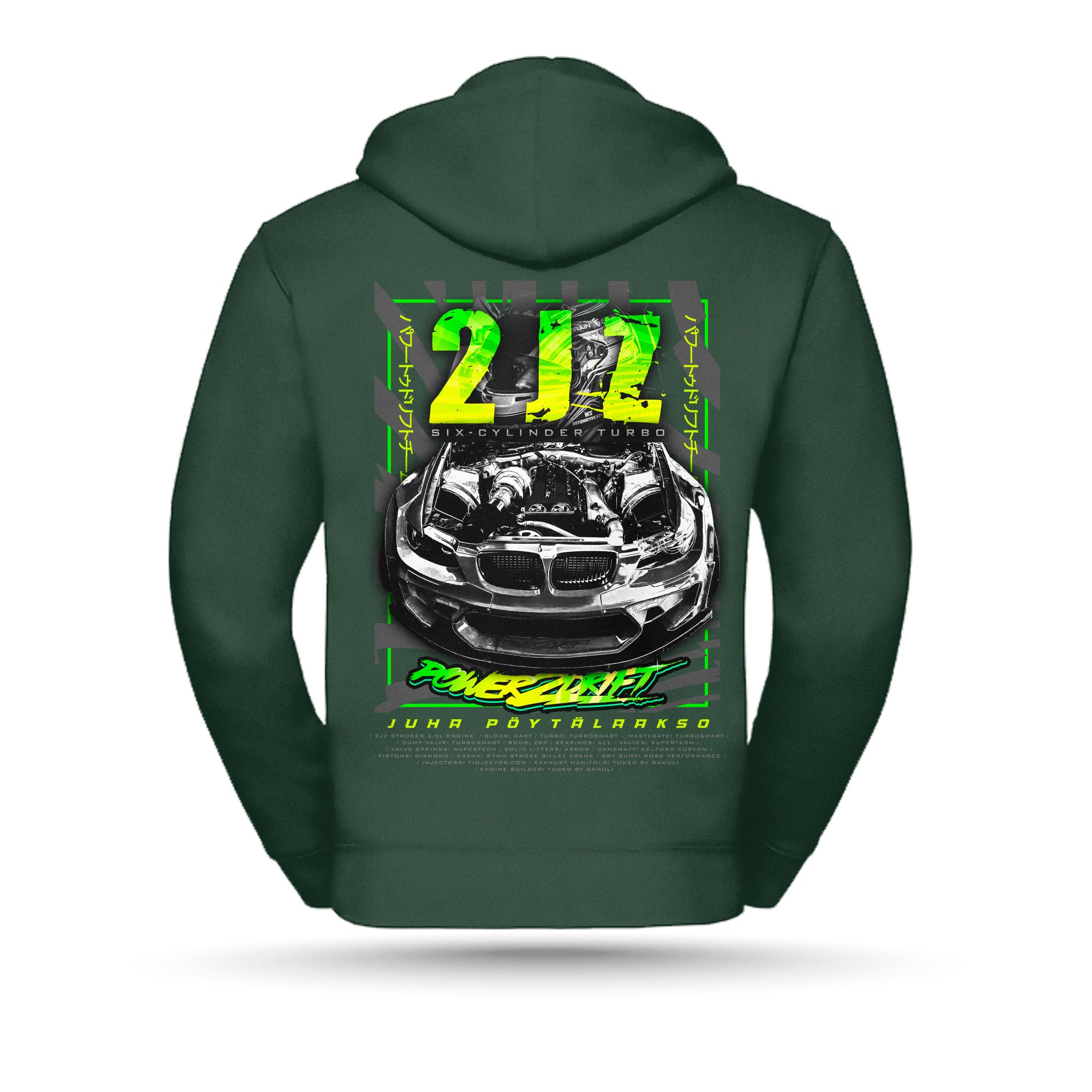 Power2Drift Team - Vetoketjuhuppari, 2JZ, vihreä