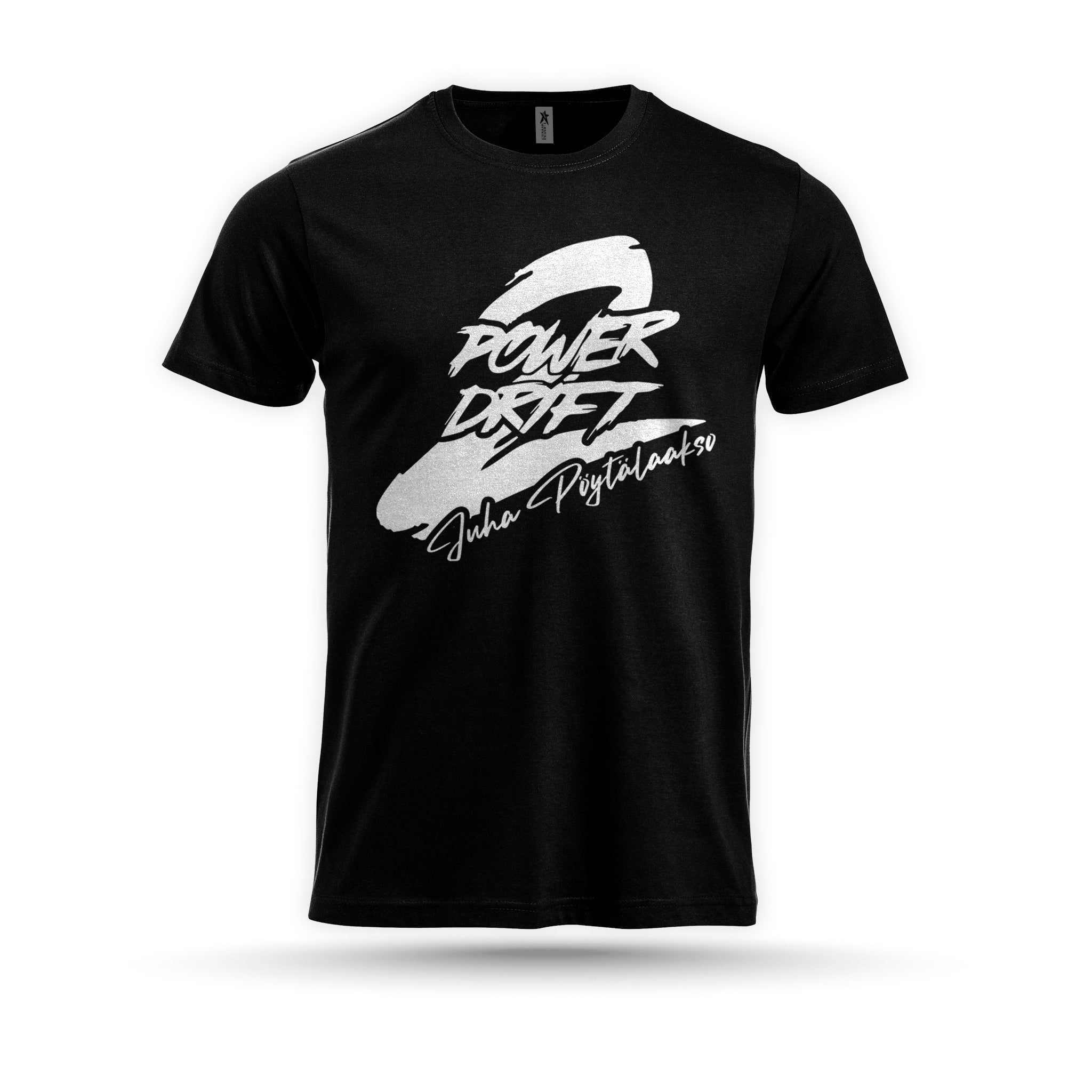Power2Drift Team - Lasten T-Paita, Logolla, musta