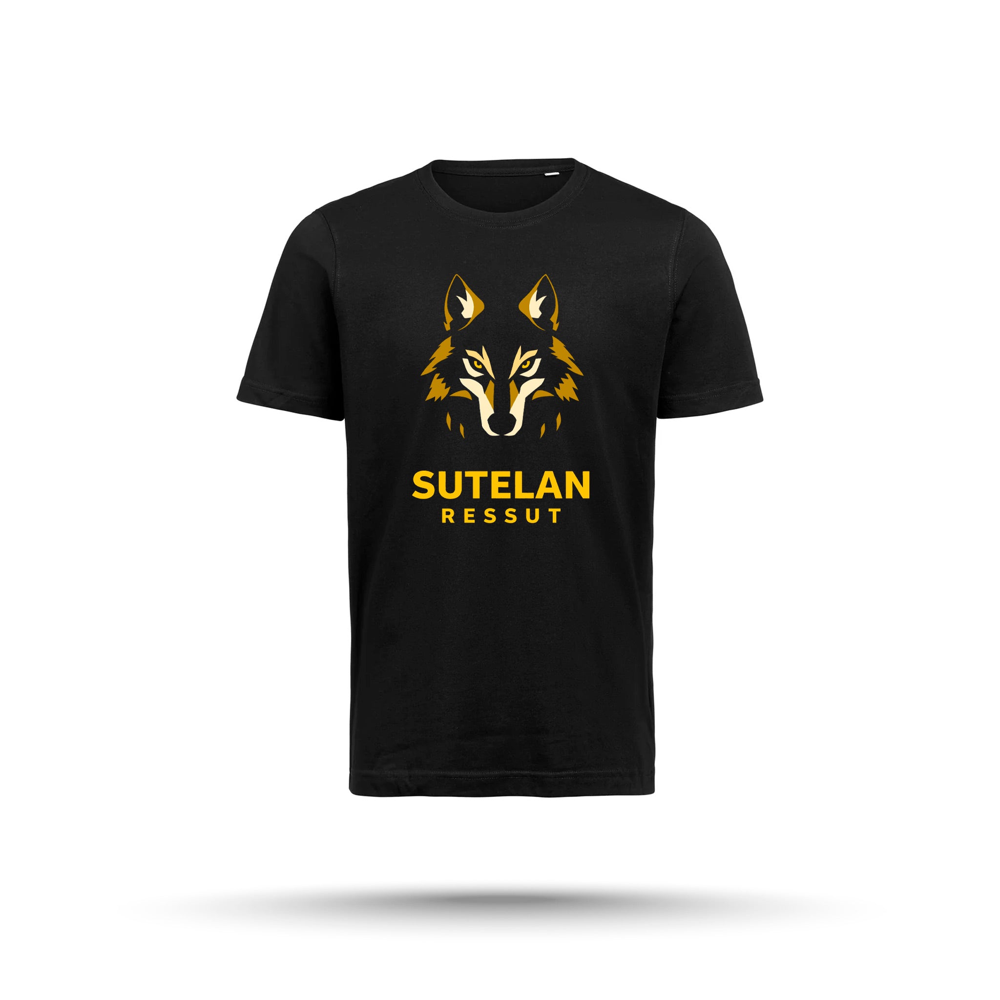Sutelan Ressut - T-Paita, Musta, Iso logo