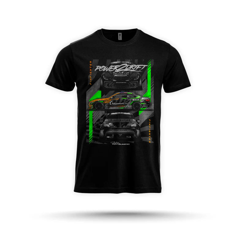 Power2Drift Team - T-Paita, Autografiikka