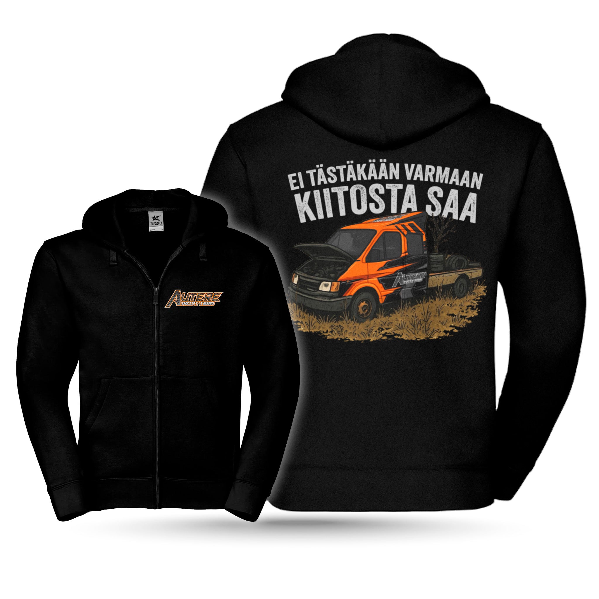 Autere Drift Team - Vetoketjuhuppari, Transit, musta