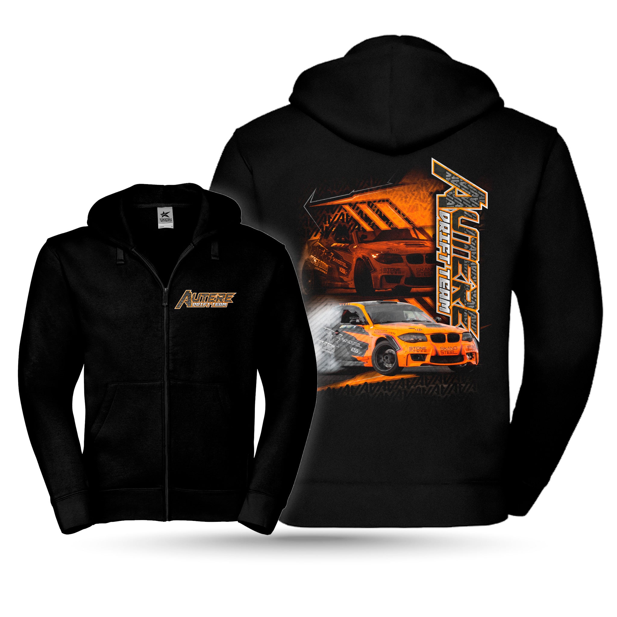 Autere Drift Team - Vetoketjuhuppari, kuvalla