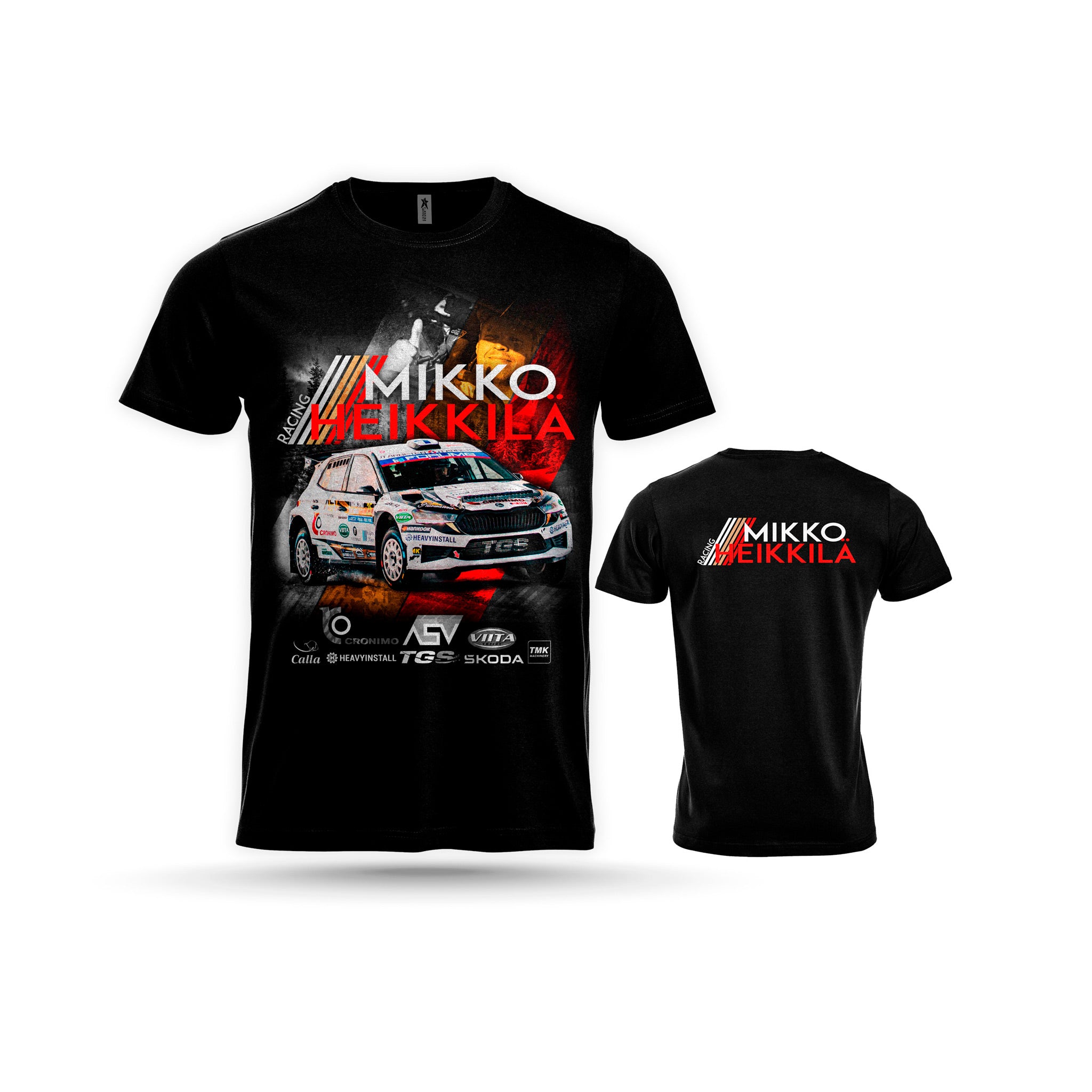 Mikko Heikkilä Racing -Lasten t-Paita, Kuva ja logo