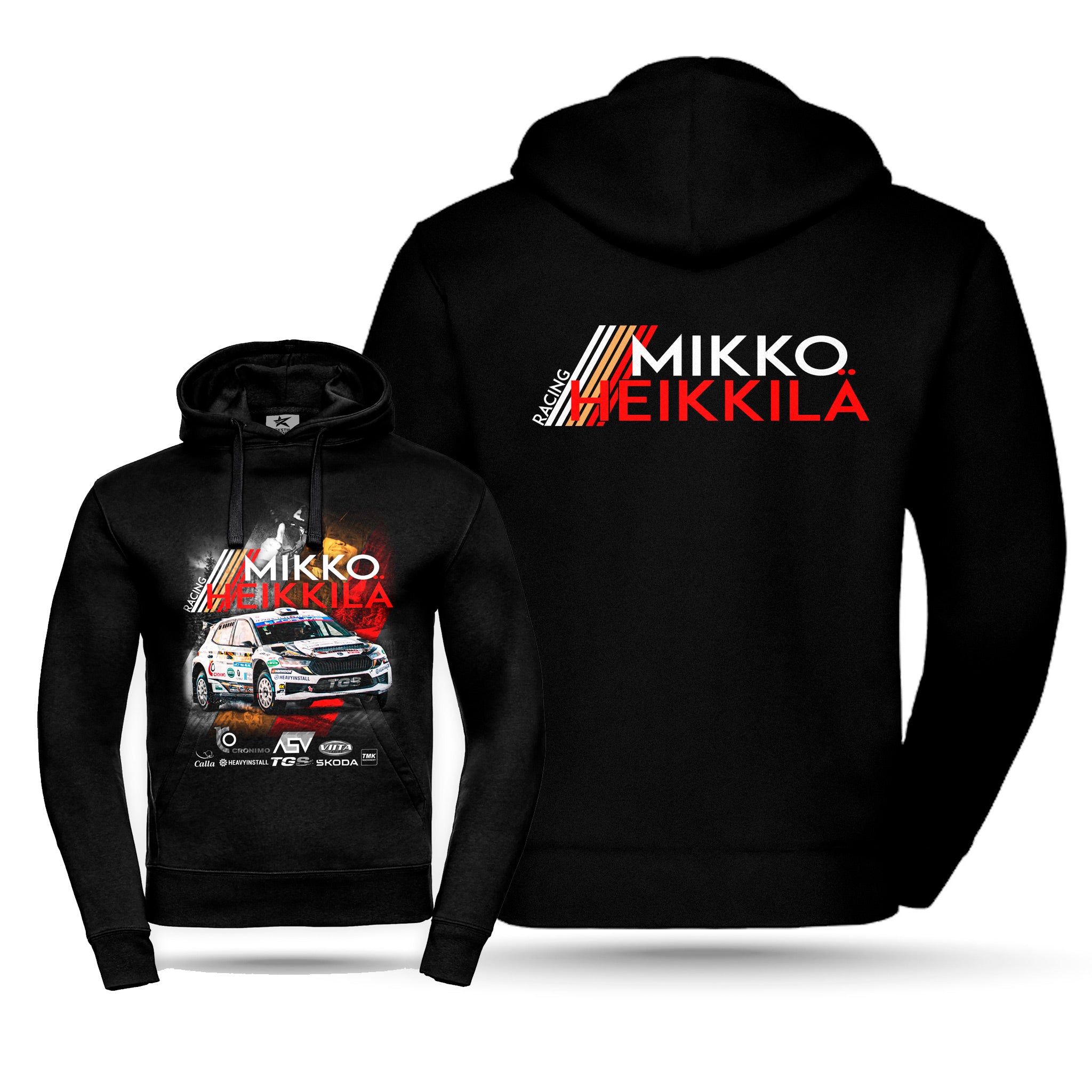 Mikko Heikkilä Racing - Huppari, Kuva ja logo
