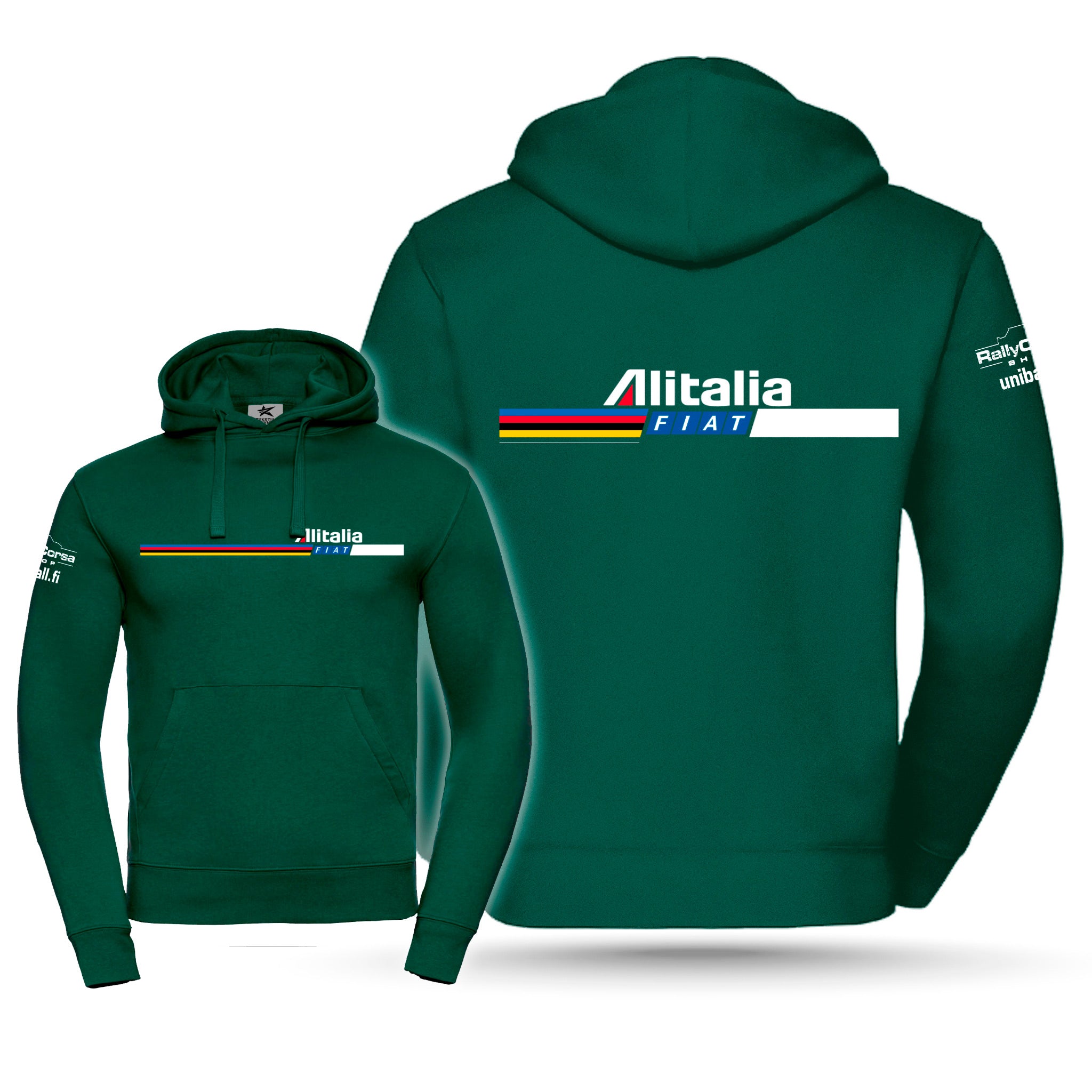 Rally Corsa Shop - Huppari, Alitalia, etu- ja takakuvalla